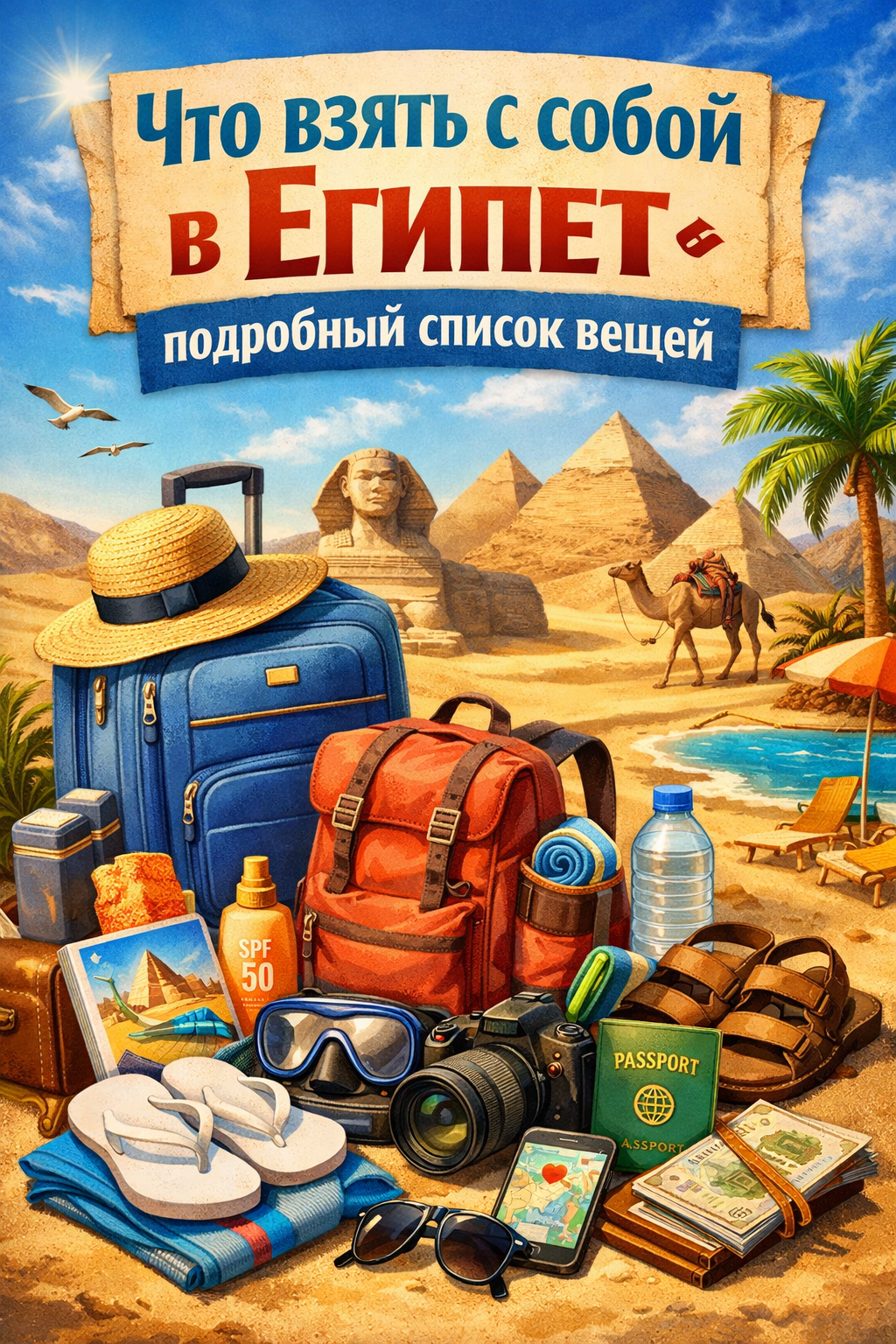 Что взять с собой в Египет: подробный список вещей