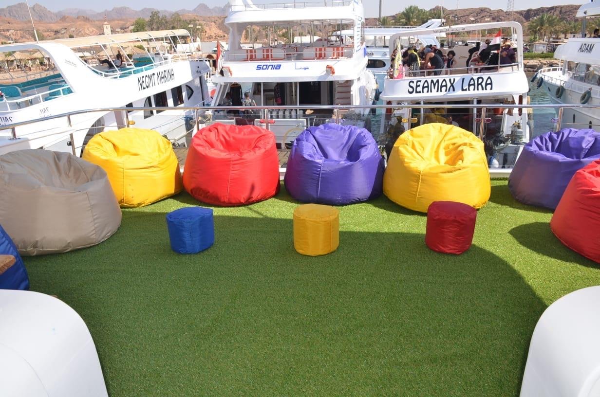 [Рас Мухамед] Вип 3-этажная яхта Египетские Мальдивы