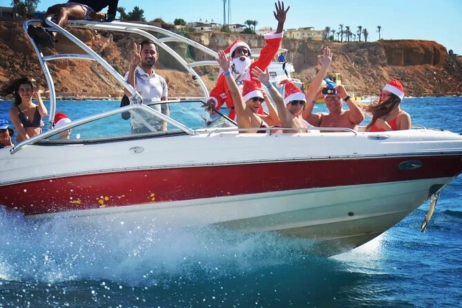 DOLPHINS HOUSE, PRIVATE SPEEDBOAT TOUR TO TIRAN ISLAND IN SHARM EL-SHEIKH