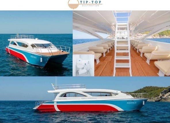 PHI PHI + MAITON + Isola Khai su catamarano a due ponti