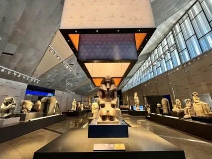 New Grand Egyptian Museum, Pyramids and the Great Sphinx by Plane from Sharm El Sheikh