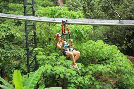 Zipline in Phuket. HANUMAN WORLD Rope Park